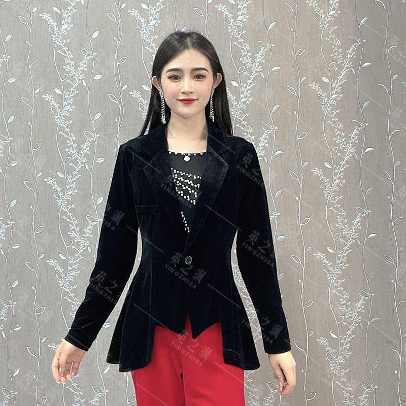 【刚舞定制】霍肖宇同款丝绒西服（8065）西装广场舞水兵舞吉特巴舞服