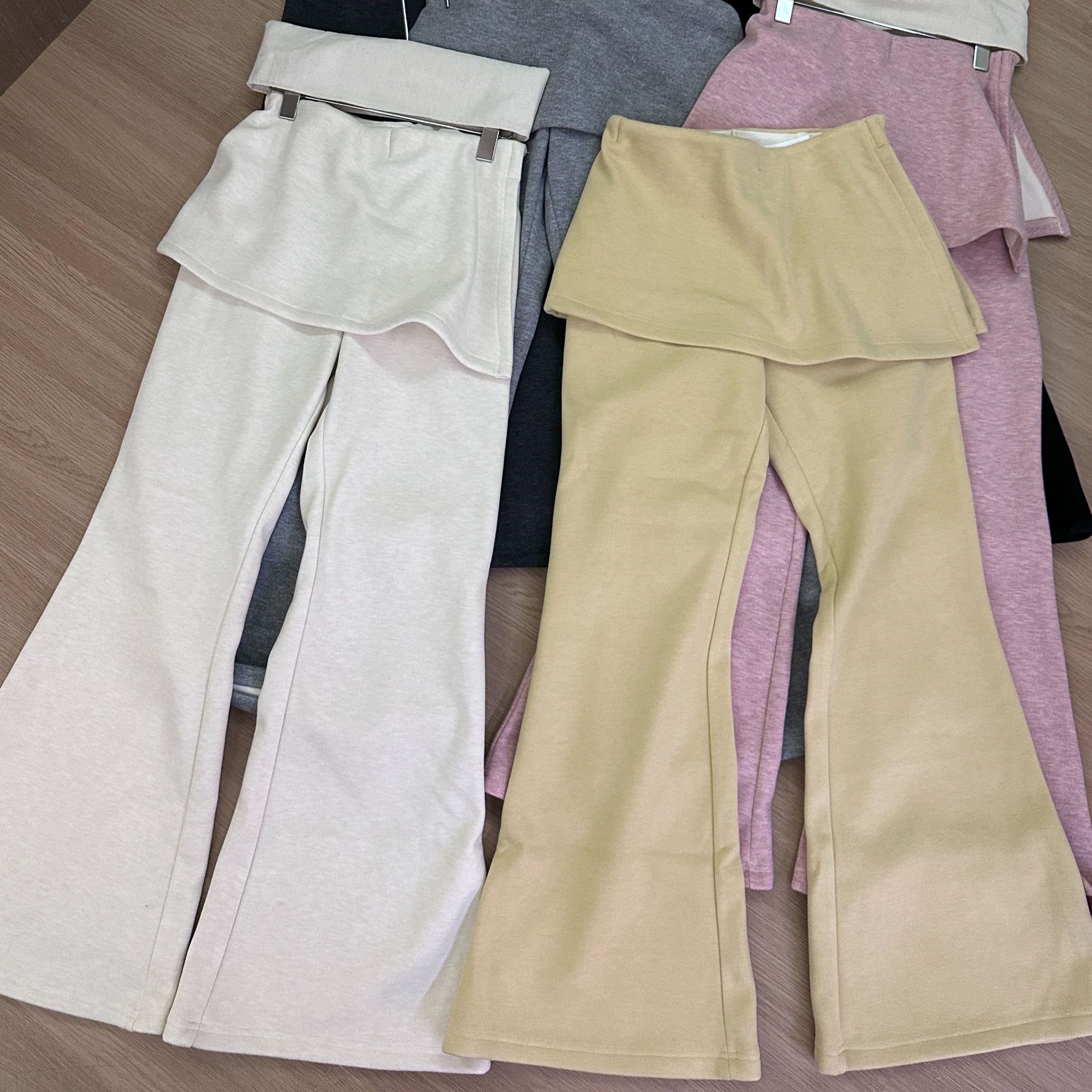 闺蜜精品120912【听雨落】屁连微喇休闲裤