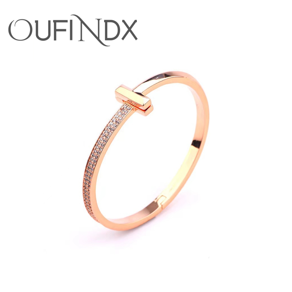 气质轻奢时尚个性百搭窄版简约经典精致手镯~6434