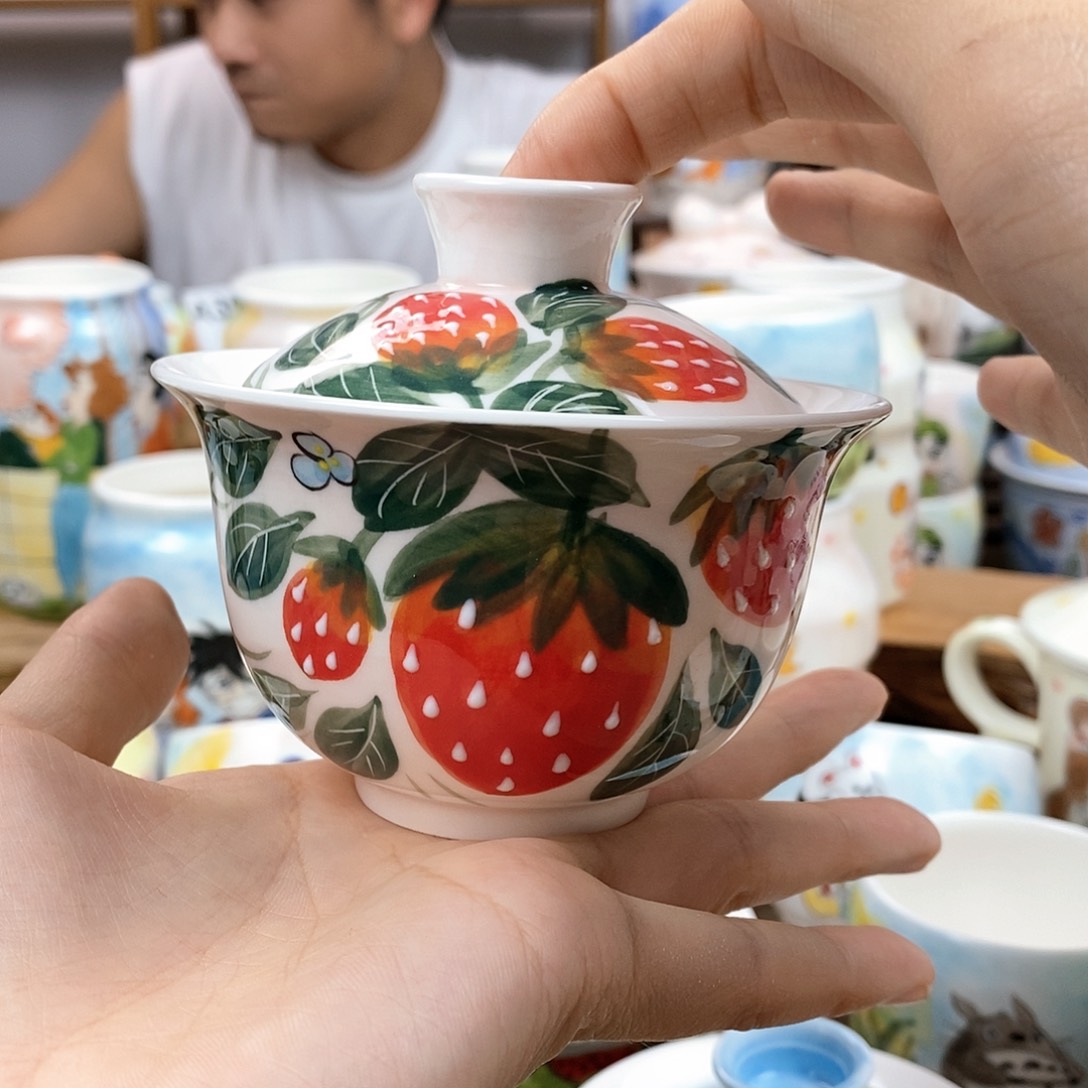 杯景德镇陶瓷高温瓷