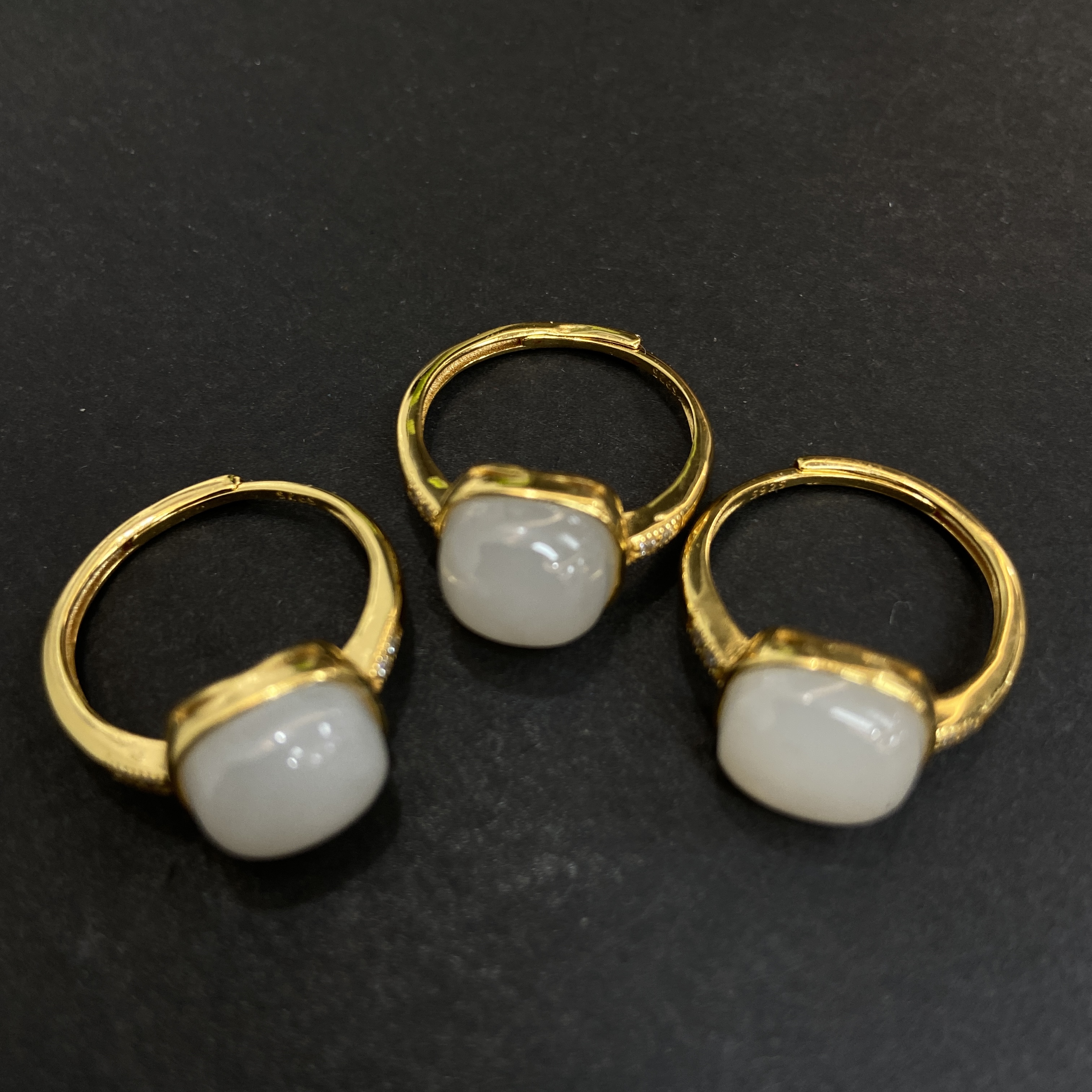 925白玉方形戒指（多样性发一件）