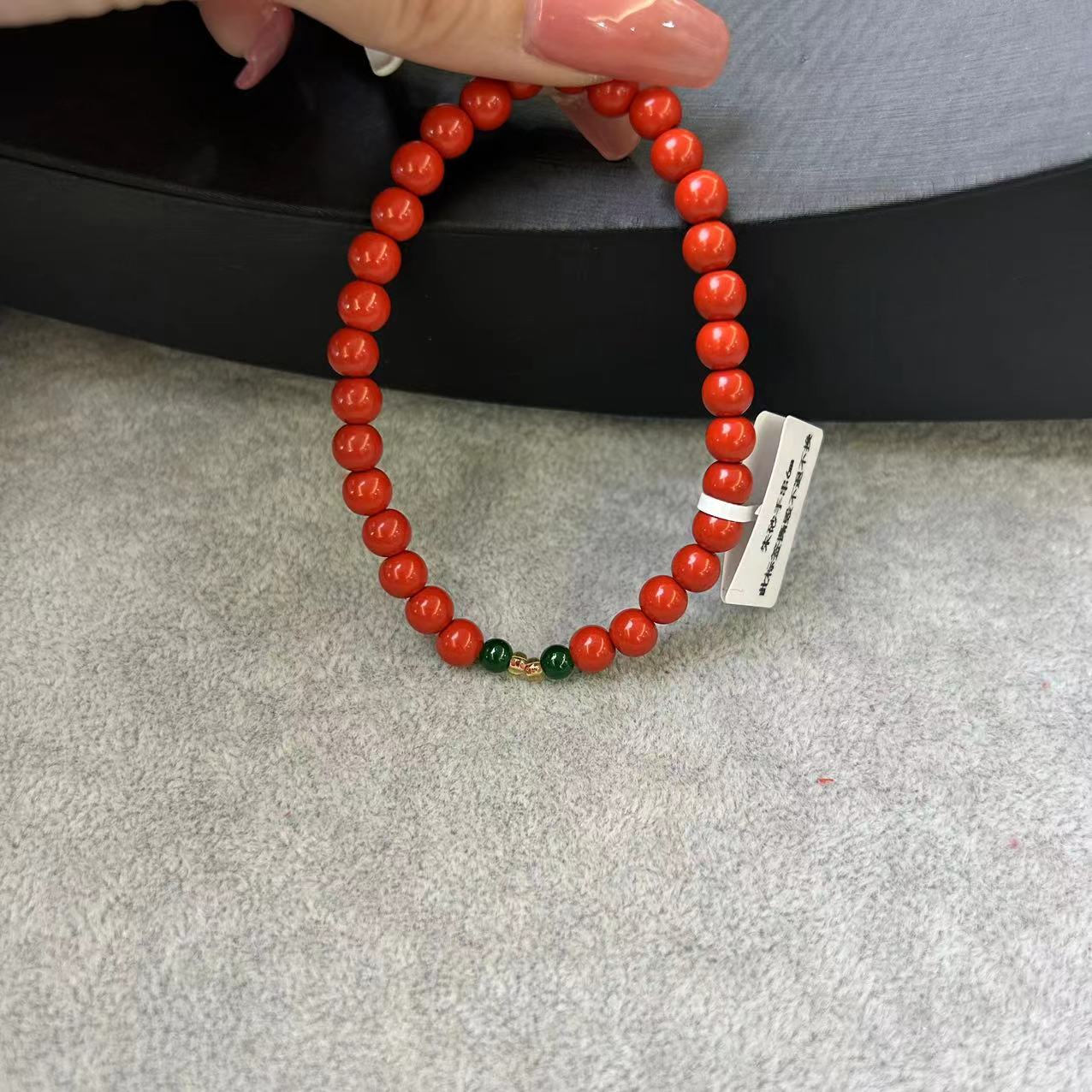 含辰砂工艺品朱砂手串6m*YFZS17289（多样性发一个）