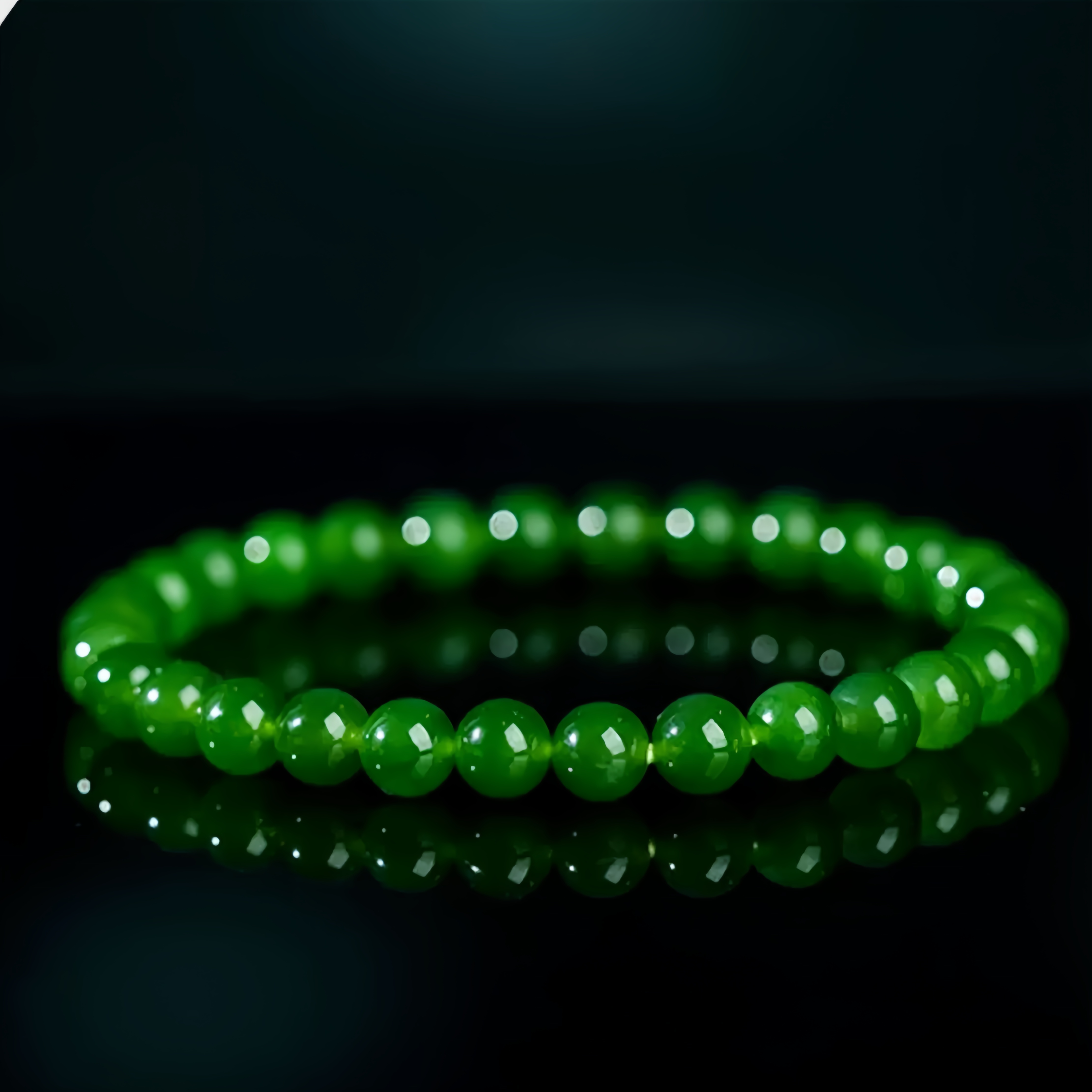 碧玉素圈手串6mm（多样性发一件）