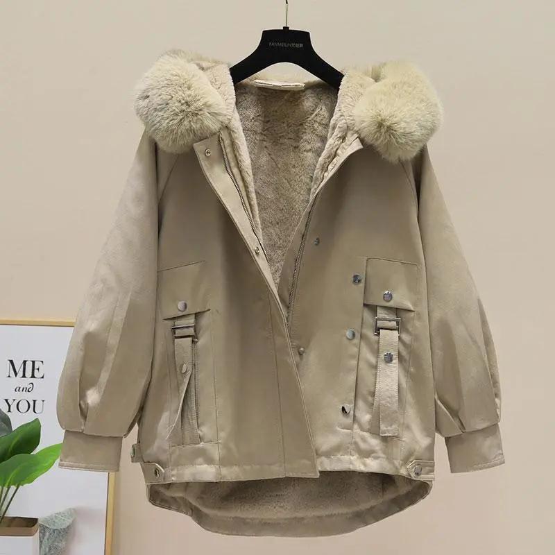 派克服2023年新款冬装加厚优质袄保暖穿搭短款优质服加绒优质衣小