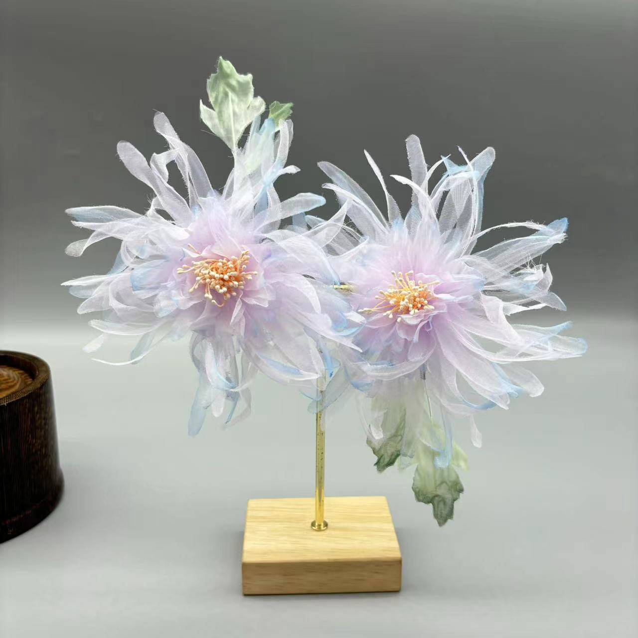 《秋菊》发夹HF1621精美仙气纯手工古风发夹儿童可爱发卡国风女孩