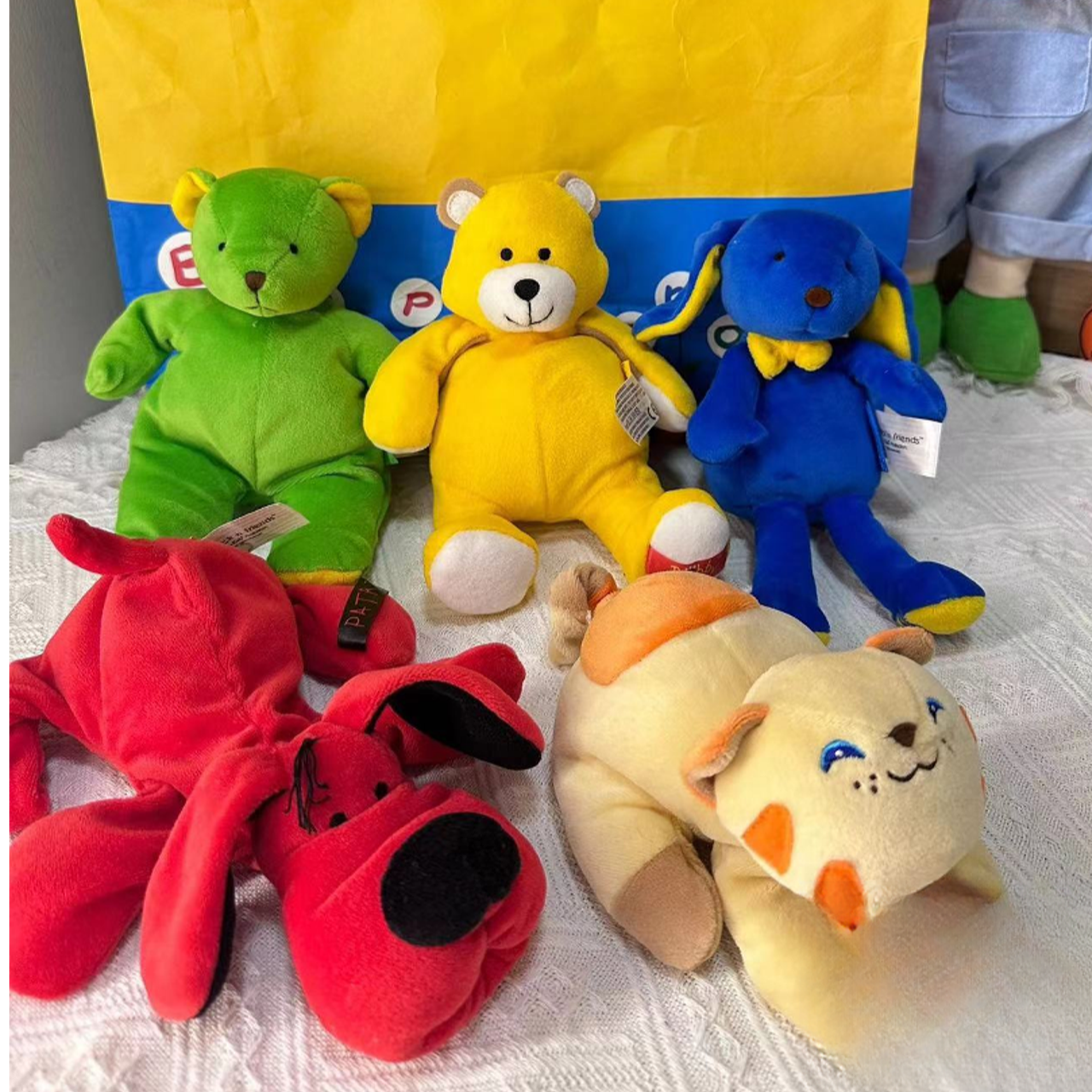 奇智奇思红狗豆袋