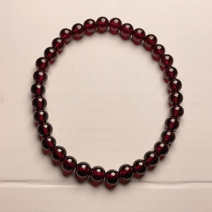 玻璃体天然石榴石5.1m单圈天花板级