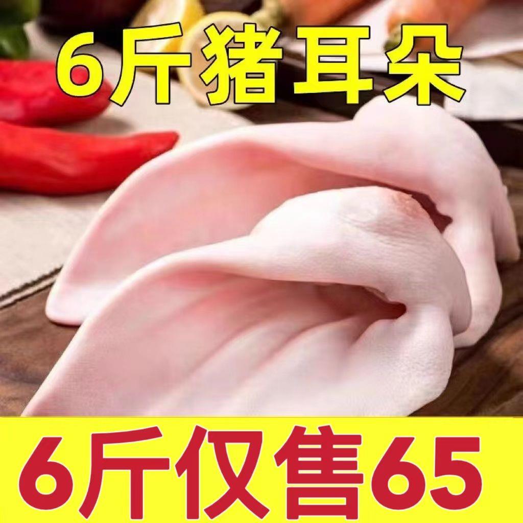 【新鲜速发】新鲜猪耳朵无毛土猪猪耳朵猪耳片生猪耳朵批发卤味