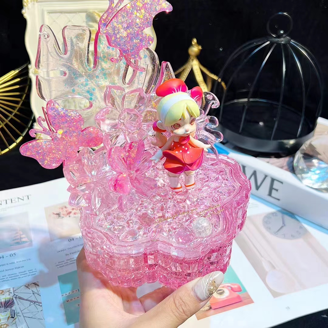 【S】奶油皇后妮妮成品收纳盒烟灰缸托盘钥匙扣挂件