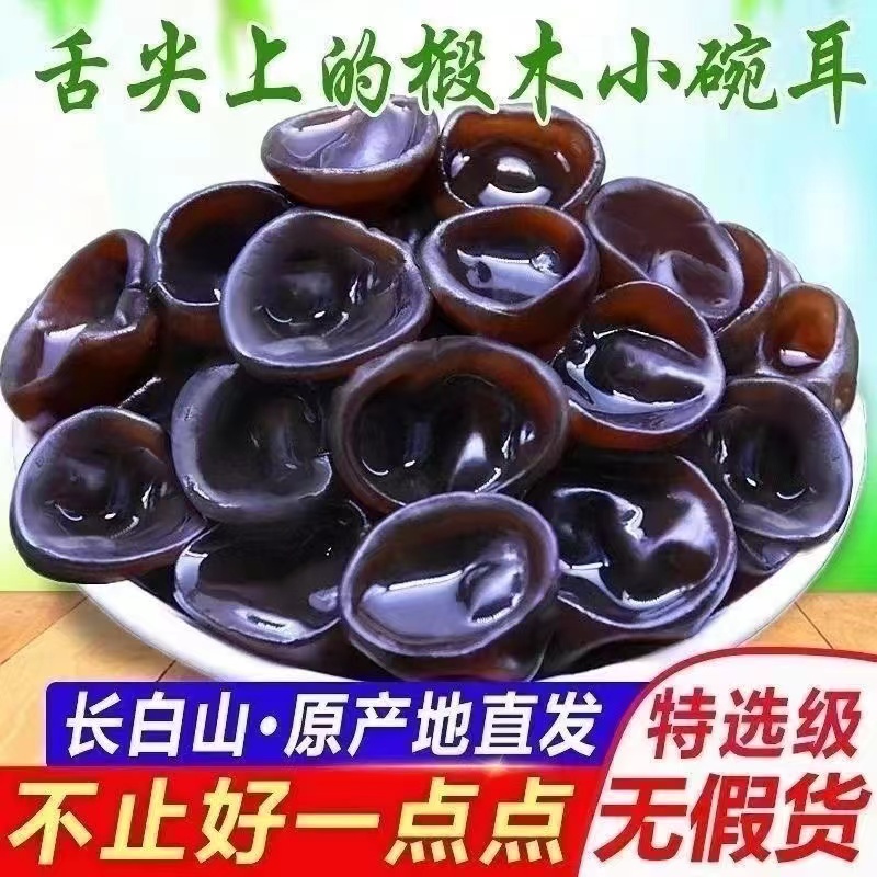 正宗东北黑木耳 干木耳椴木秋木耳小碗耳精选土特产