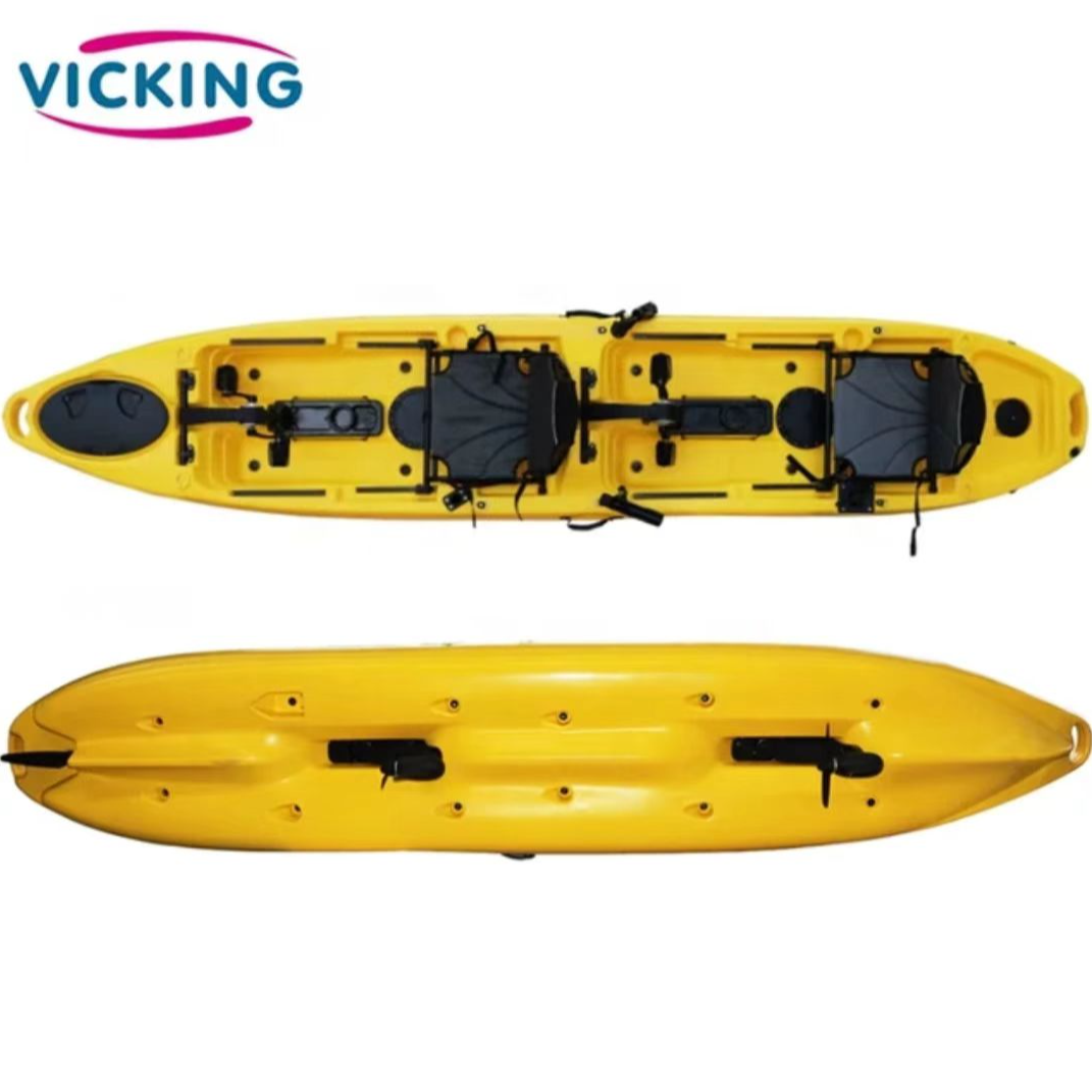 沸鼎Vicking kayak双人脚踏系统卡亚克皮划艇路亚艇专业钓鱼艇