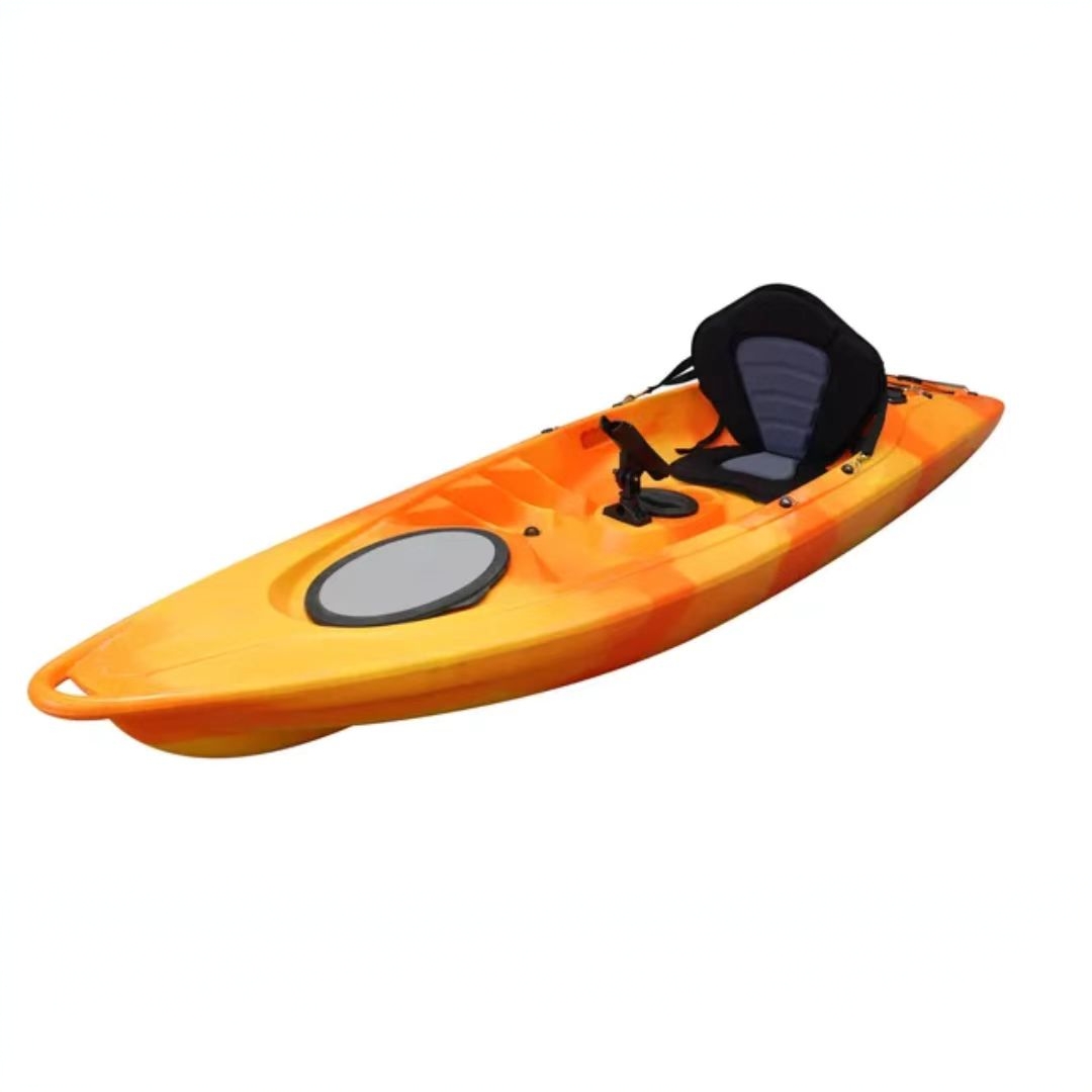 沸鼎Vicking kayak单人皮划艇带移动轮独木舟塑料硬船豪华手工