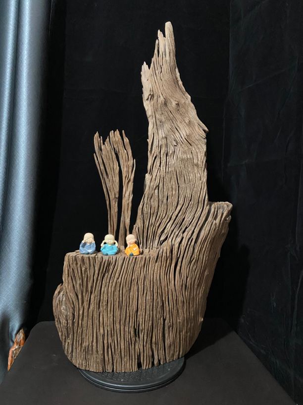 风化枯木茶宠，一物一拍！