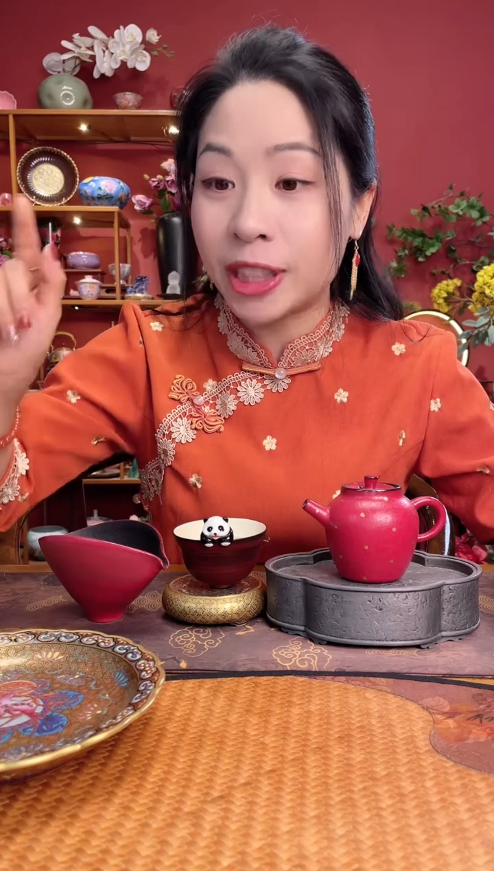 【闪购商品】密胺茶杯帝王紫闻香杯