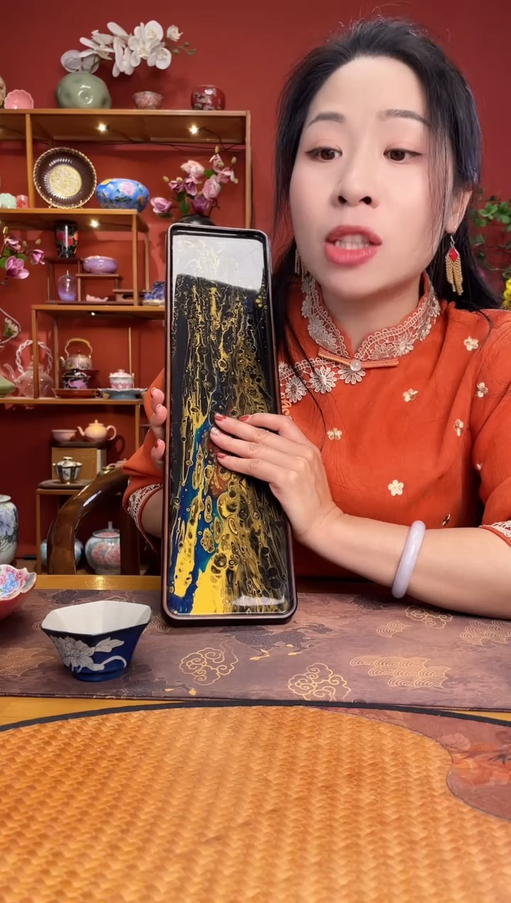 【闪购商品】陶瓷茶盘大漆茶盘