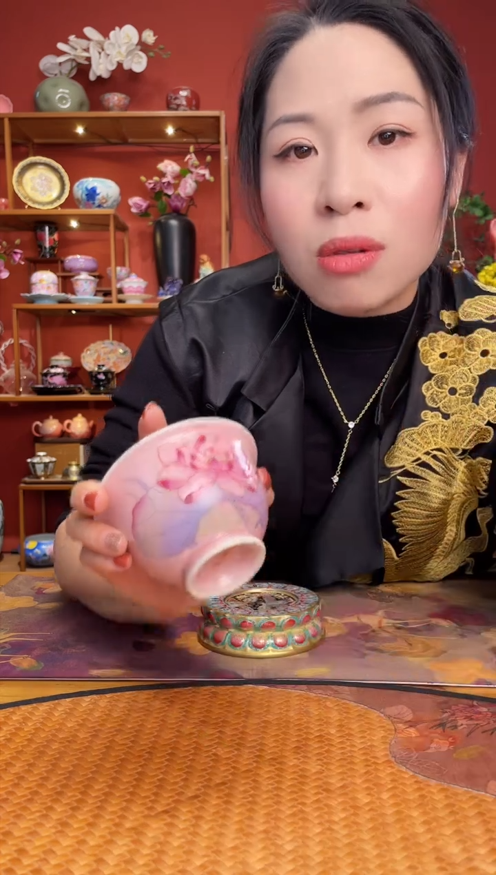 【闪购商品】陶瓷盖碗莲花mx盖碗