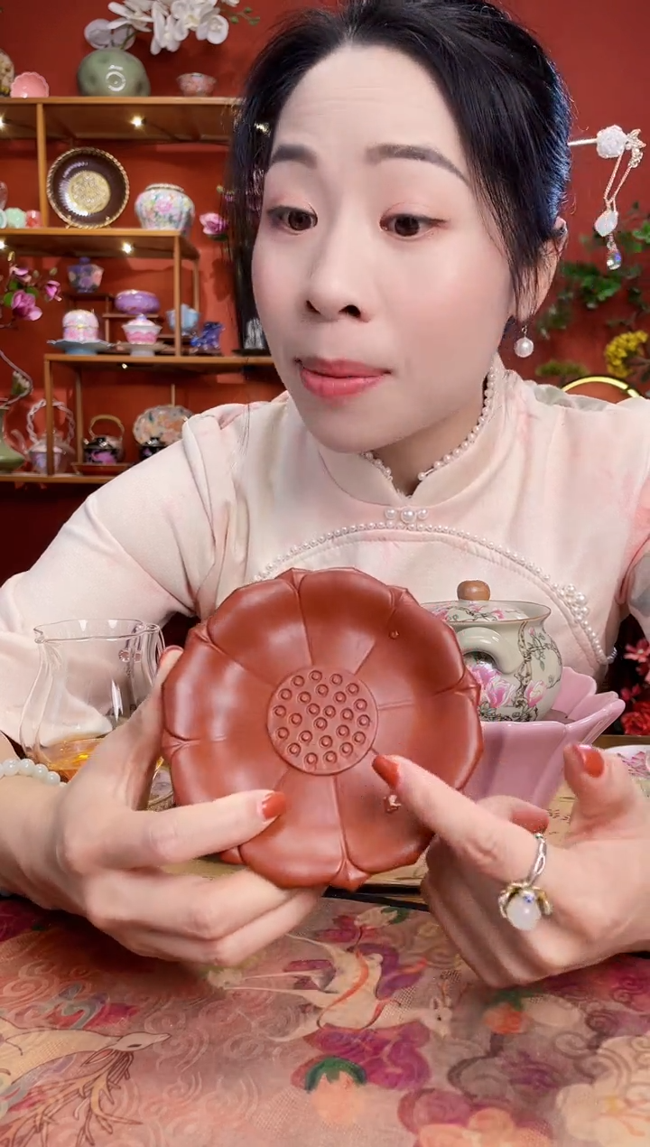 【闪购商品】陶瓷杯垫莲花杯垫紫砂