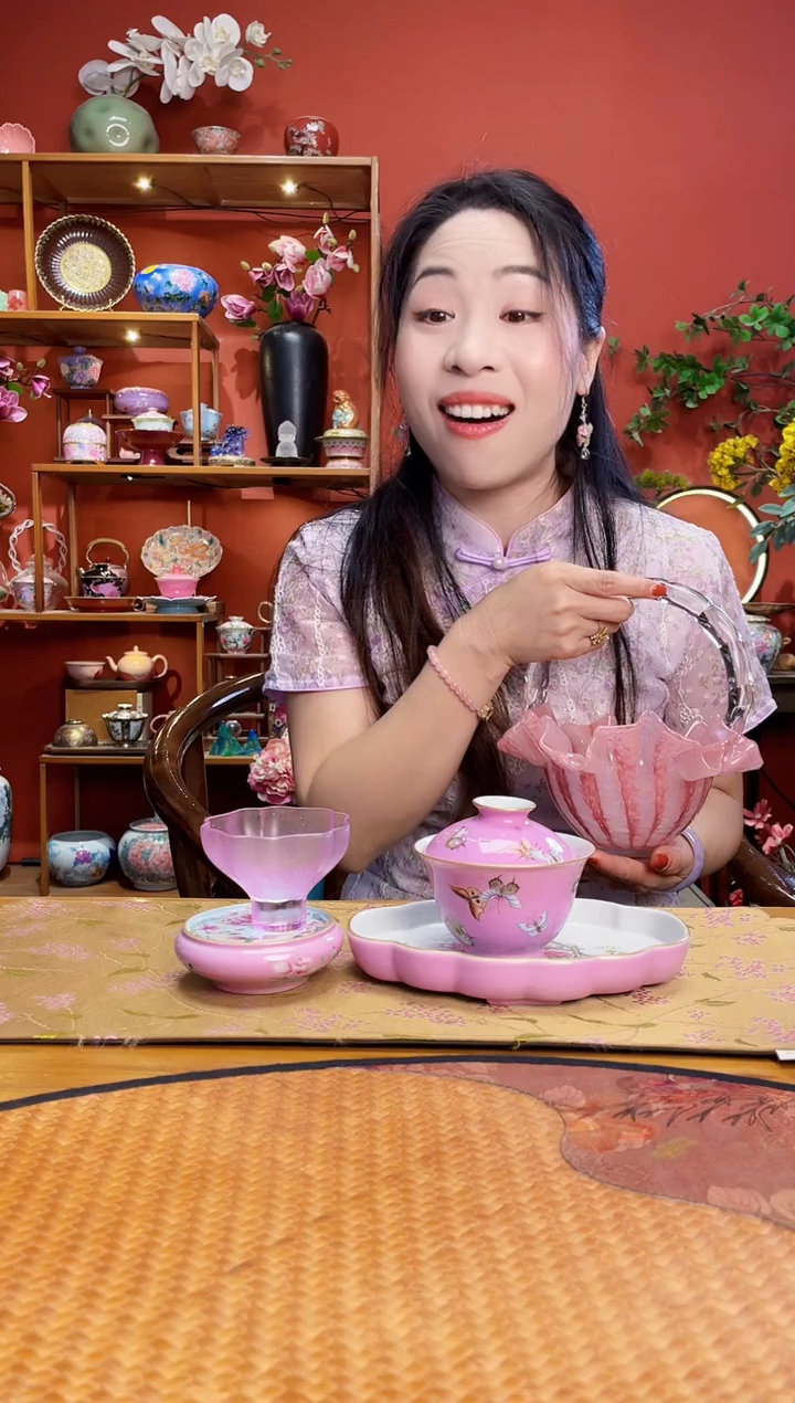 【闪购商品】陶瓷建水花朵建水