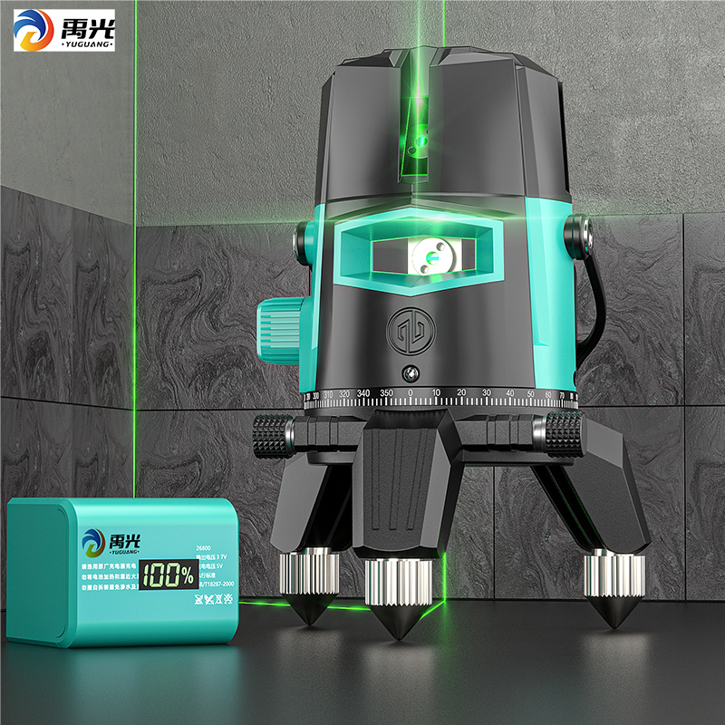 禹光德国进口2024新款室外超强绿光2/3/5线高精度自动安平水平仪