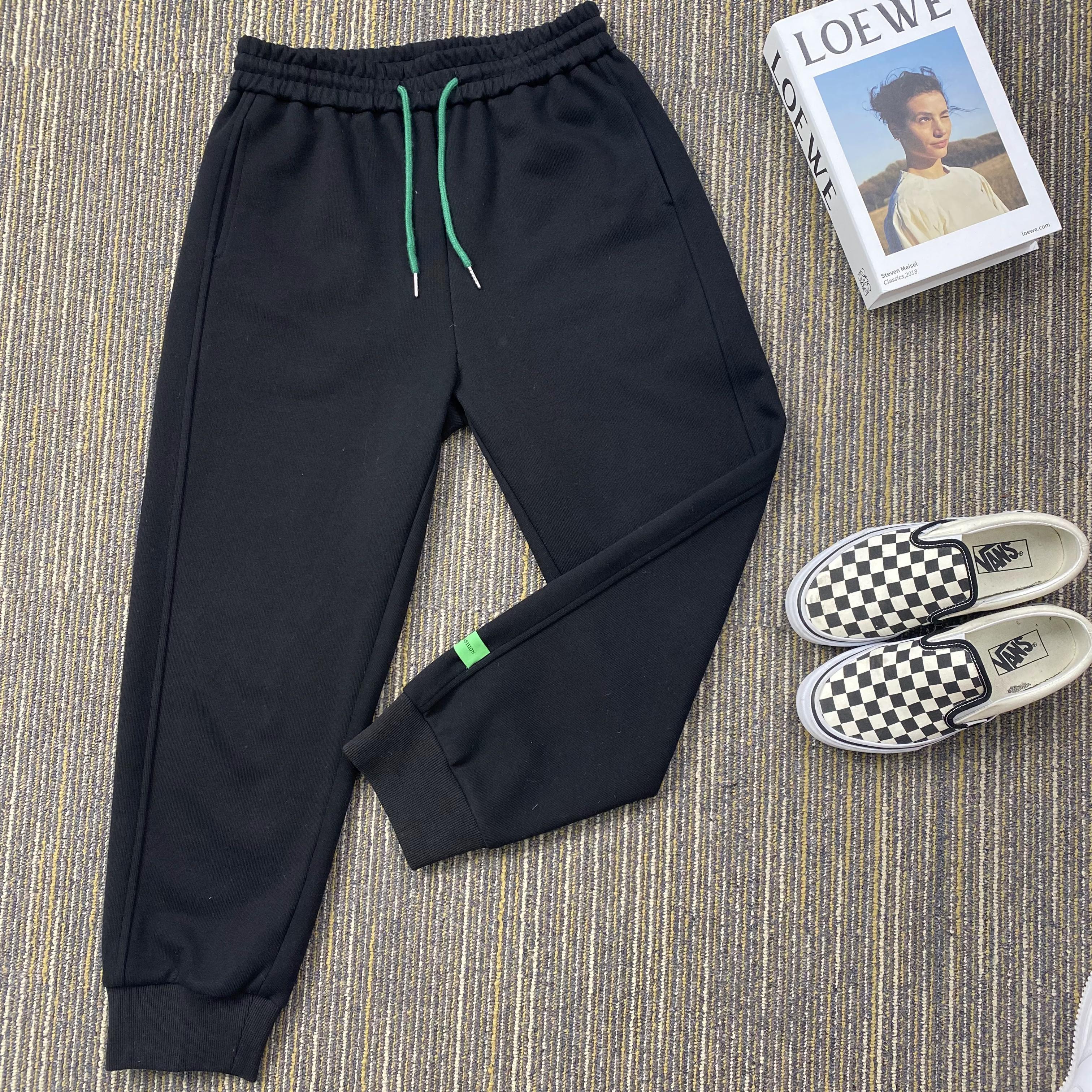 【微胖女装】加厚复合百搭显瘦休闲裤卫裤19816