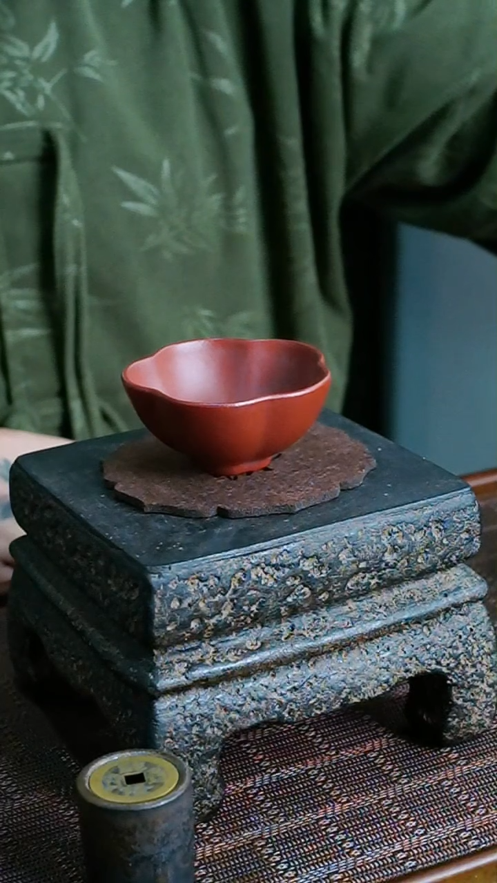 【闪购商品】朱泥【福利】梅花一口杯