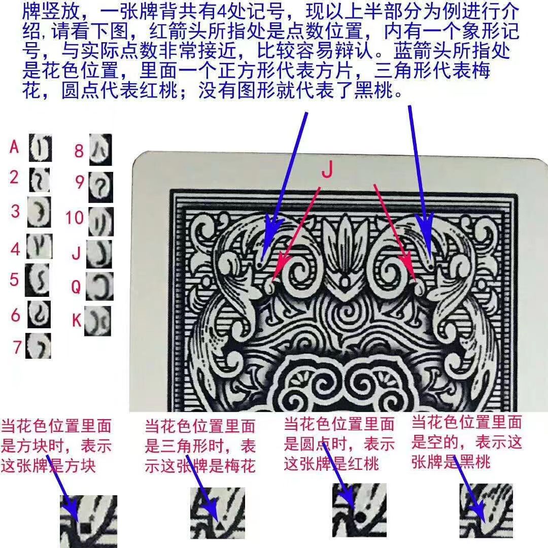 58魔术扑克牌魔术扑克魔术道具