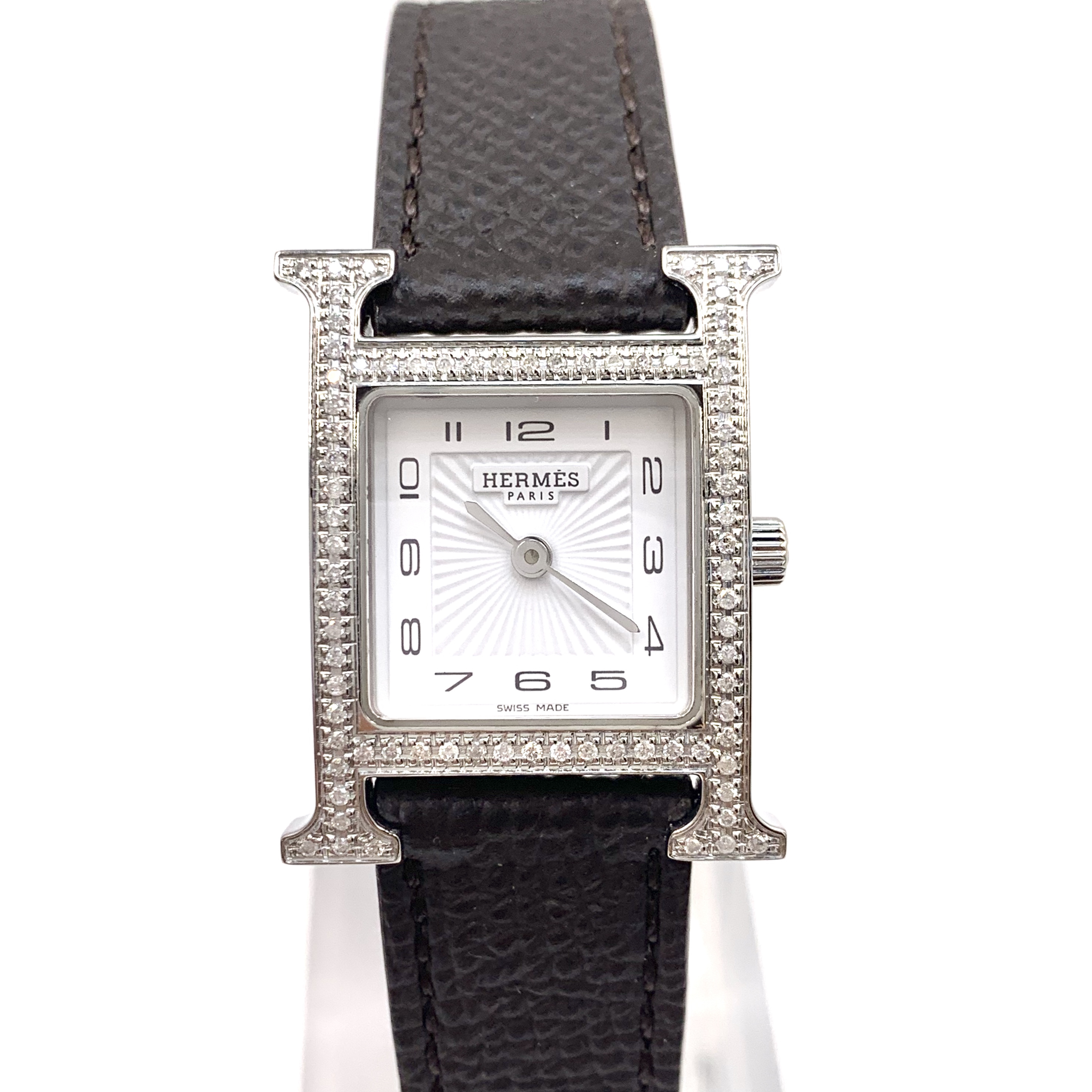 99新 Hermes/爱马仕 H.hour/石英/表径21mm/女表