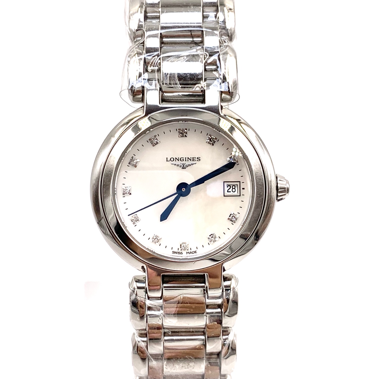 99新 Longines/浪琴 心月/原镶钻/石英/表径26mm/女表