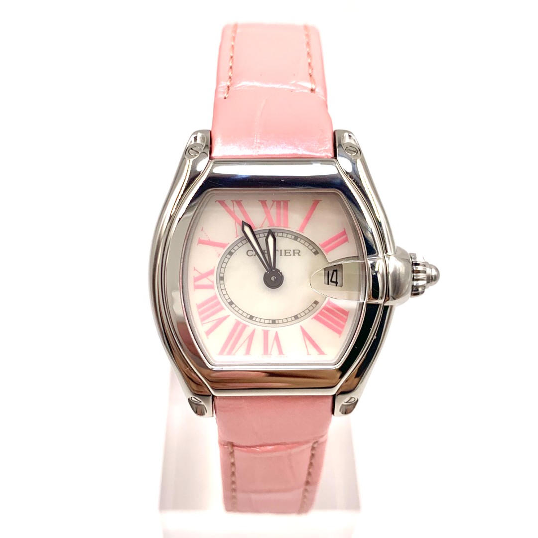 99新 Cartier/卡地亚 跑车/酒桶形/精钢/石英/表径31mm/女表