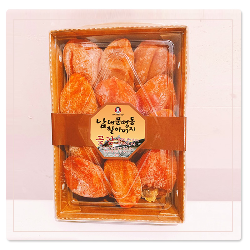 超好吃！包邮出口韩国柿饼吊柿子饼特级礼盒装超富平柿饼6斤