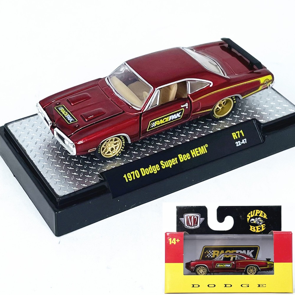 1:64M2车模1970道奇SuperBee仿真合金汽车模型收藏摆件