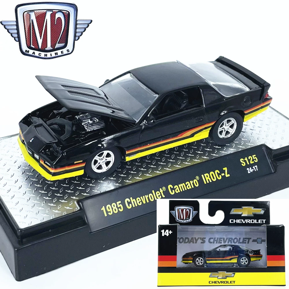 1:64雪佛兰科迈罗IROC-Z仿真合金汽车模型收藏摆件M2车模2024款
