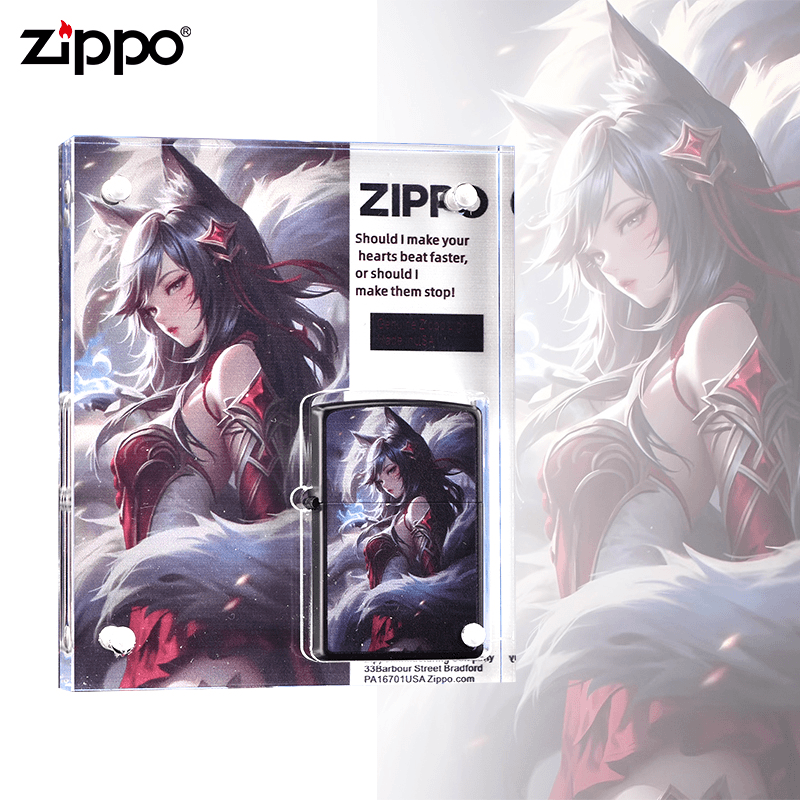 ZIPPO/之宝打火机九尾妖狐阿狸-正品防风打火机男士高档礼物DYJ1