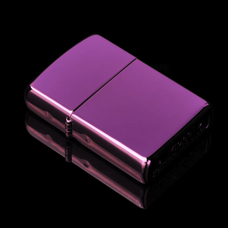 ZIPPO/之宝打火机镜面紫冰-美版原装正品男士礼物防风打火机MBJ1