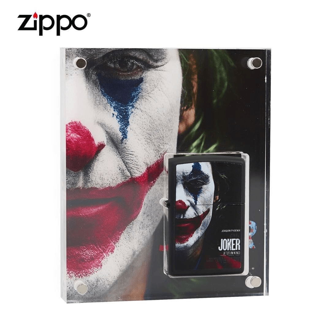 ZIPPO/之宝打火机半脸小丑英雄史诗正品防风打火机男士礼物DYJ1