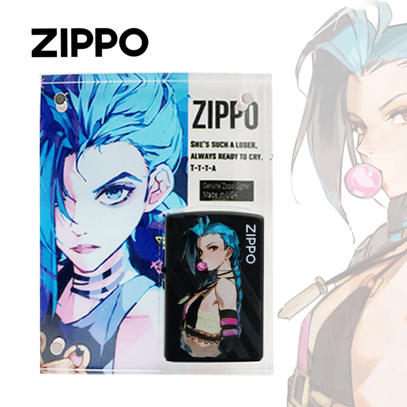 ZIPPO/之宝打火机二次元暴走萝莉金克丝官方正品高档礼物DY9802CY