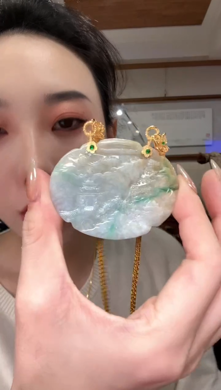 【闪购商品】翡翠颈饰未镶嵌国风