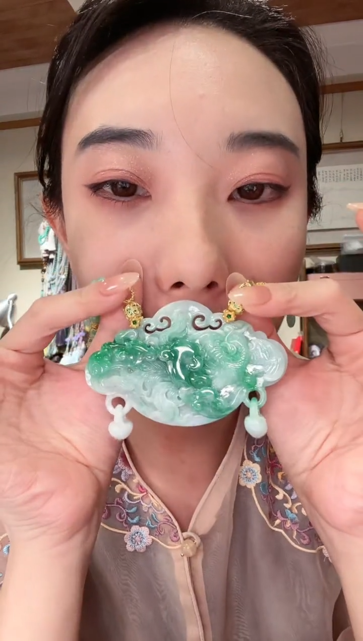 【闪购商品】翡翠颈饰未镶嵌国风