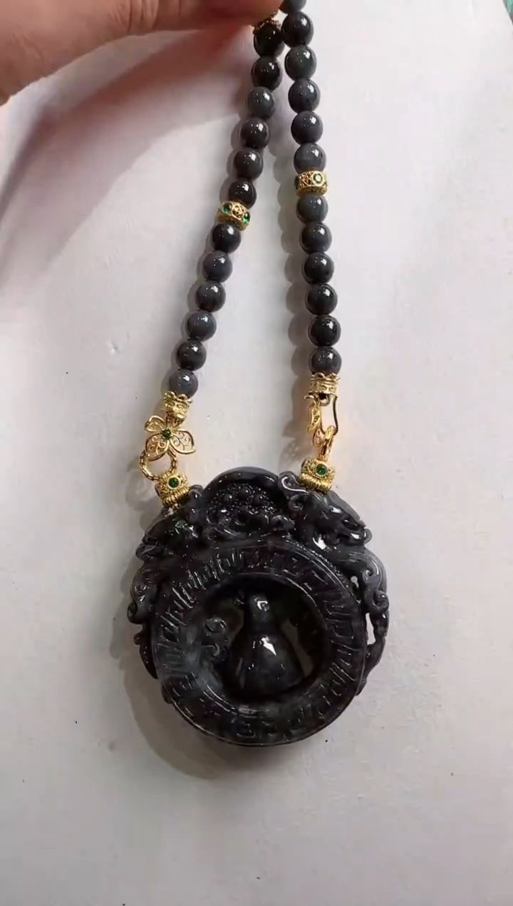 【闪购商品】翡翠颈饰未镶嵌国风
