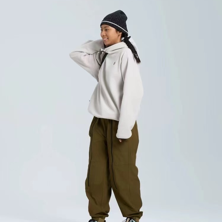 【朵拉外贸】抓绒带帽卫衣