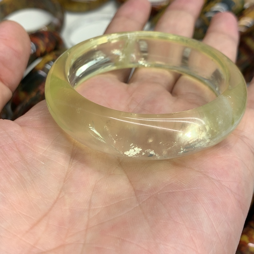 【闪购商品】黄晶手镯未镶嵌花*语