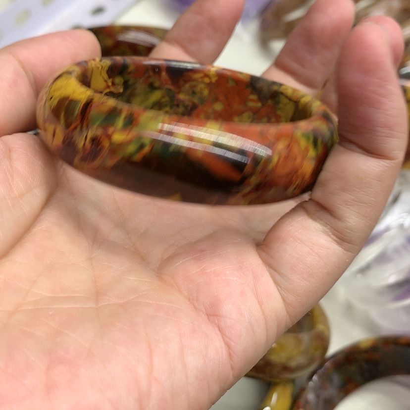 【闪购商品】木变石手镯未镶嵌笑****