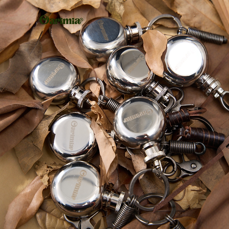 Oarimia联名酒壶挂件编织皮绳扣 Cleanfit钥匙扣腰间配饰