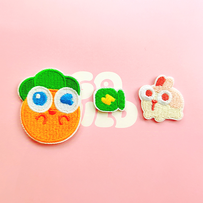 保卫萝卜阿波刺绣布贴衣服补丁贴破洞修补装饰贴自粘贴