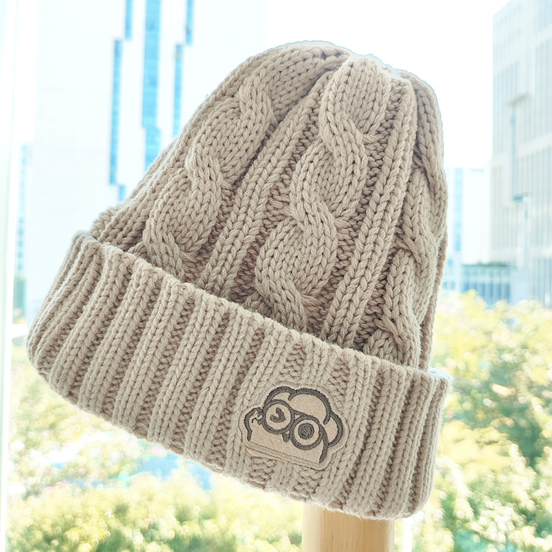  保卫萝卜阿波保护脑袋针织毛线帽秋冬户外保暖帽子