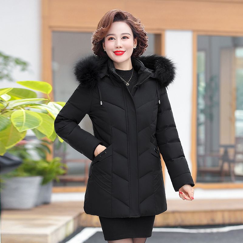 波司澄户外羽绒服棉袄老年人棉袄短款中老年人妈妈装母亲衣服冬季