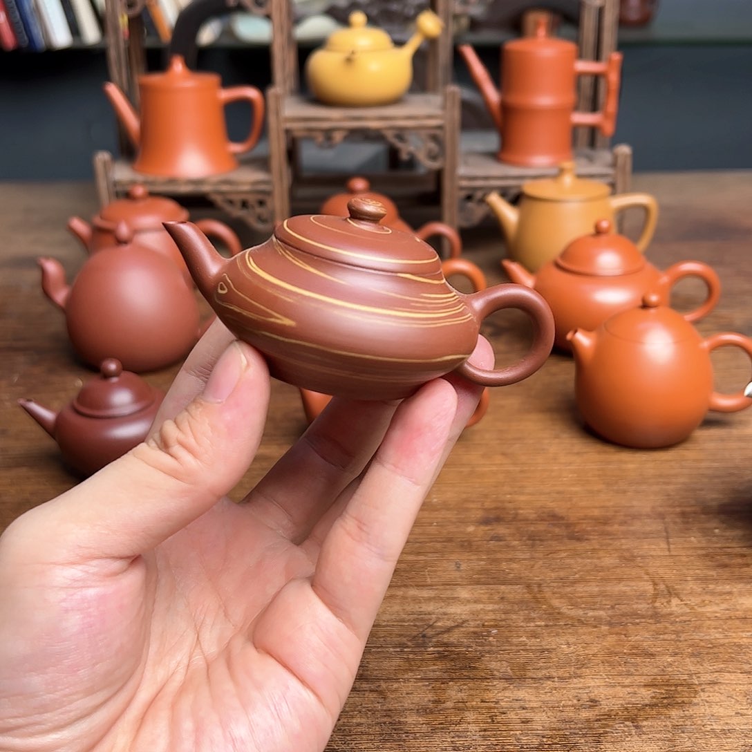 紫砂茶壶搅泥，50毫升，468