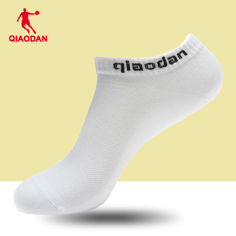 中国乔丹袜子男2024短袜男士吸汗运动袜透气白色棉袜男士防臭袜