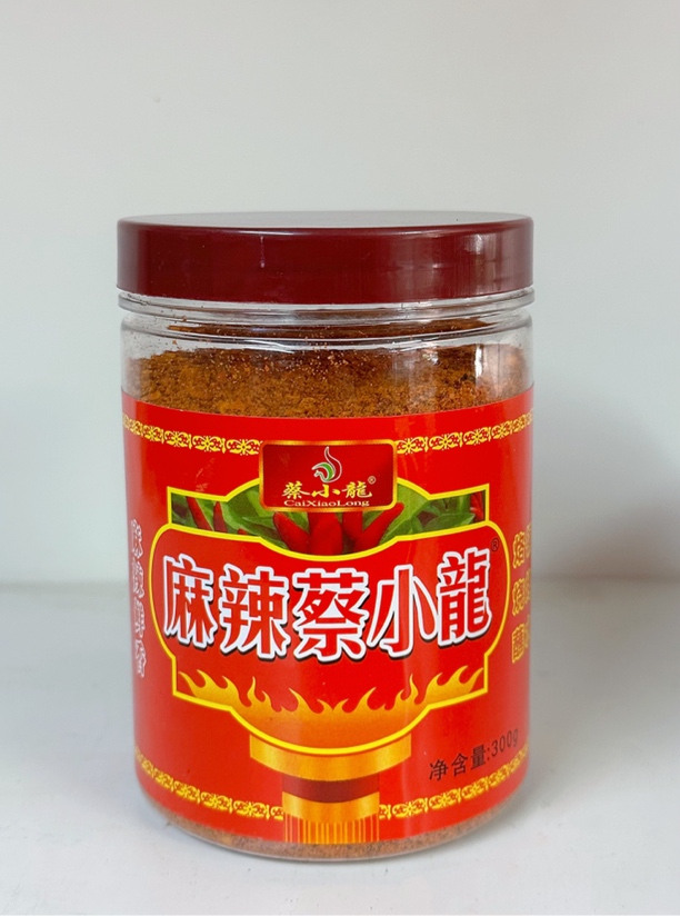 贵州特产蔡小龙辣椒面烧烤烙锅辣椒300g瓶装包邮
