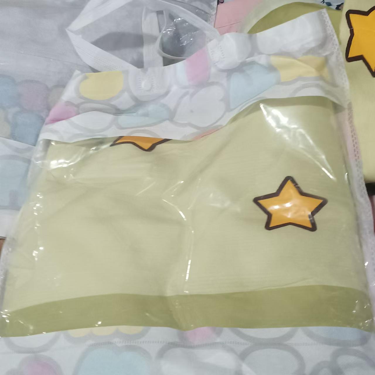 果绿星星卡通闪净被120*150被子剪标